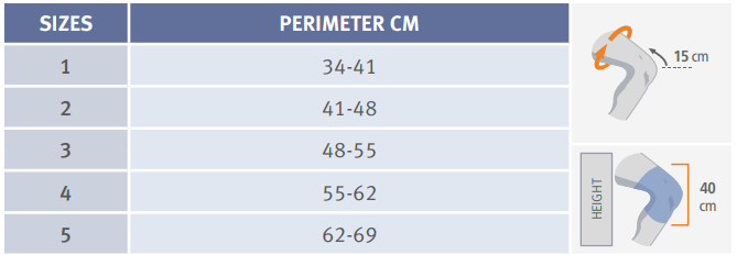 OCR 200 SIZE TABLE