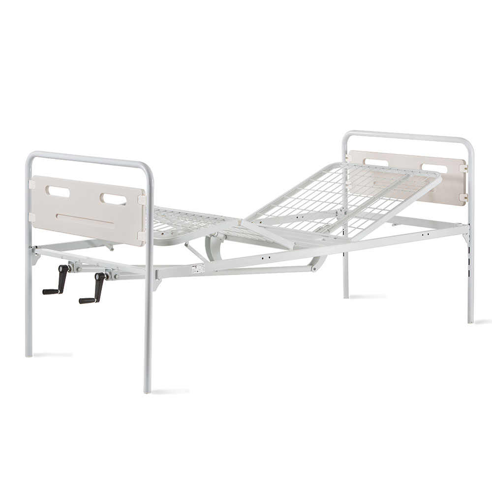 Manual Hospital Bed with 2 cranks Euclide 4S Antano